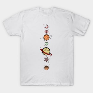 Planets Colour T-Shirt